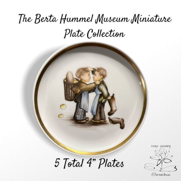 5 Berta Hummel Museum Miniature Plate Collection Plates - Picture 5 of 10